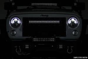 Rough Country - 30 Inch Curved CREE LED Light Bar Dual Row Black Series w/Cool White DRL Rough Country - Image 2