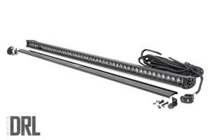 Rough Country - 50 Inch Straight CREE LED Light Bar Single Row Black Series w/Cool White DRL Rough Country - Image 1