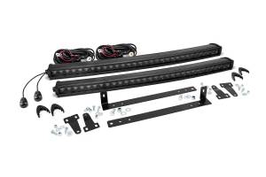 Rough Country - Ford 30 Inch Dual LED Grille Kit Black Series 09-14 F-150 Rough Country - Image 1