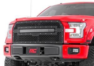 Rough Country - Ford Mesh Grille w/30 Inch Dual Row Black Series LED 15-17 F-150 Rough Country - Image 2