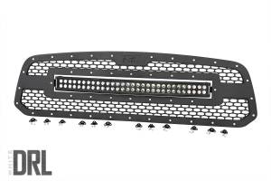 Rough Country - Dodge Mesh Grille 30 Inch Dual Row Black Series LED w/Cool White DRL 13-18 RAM 1500 Rough Country - Image 1