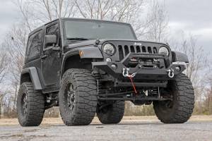 Rough Country - Jeep Full Width Front LED Winch Bumper JK, JL, Gladiator JT Rough Country - Image 2