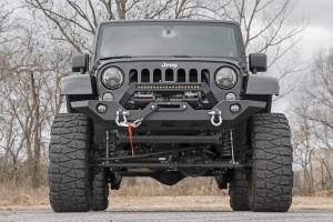 Rough Country - Jeep Full Width Front LED Winch Bumper JK, JL, Gladiator JT Rough Country - Image 3