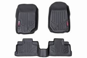 Rough Country - Heavy Duty Floor Mats Front/Rear-07-13 Jeep JK Wrangler Unlimited Rough Country - Image 1