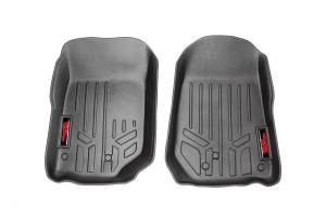 Rough Country - Heavy Duty Floor Mats Front-07-13 Jeep JK Wrangler Rough Country - Image 1