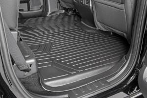 Rough Country - Heavy Duty Floor Mats Front/Rear W/Center 15-Up Ford F-150 SuperCrew Cab Rough Country - Image 3