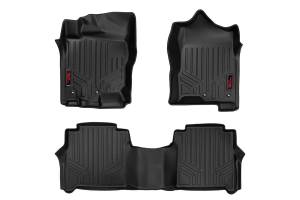 Rough Country - Heavy Duty Floor Mats Front/Rear-08-20 Nissan Frontier Crew Cab Rough Country - Image 1