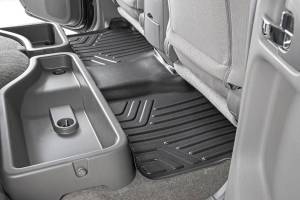 Rough Country - Heavy Duty Floor Mats Front/Rear-08-20 Nissan Frontier Crew Cab Rough Country - Image 2