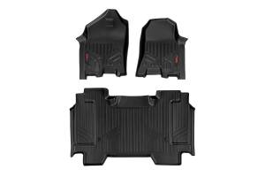 Rough Country - Heavy Duty Floor Mats Front/Rear-19-2 RAM Crew Cab Full Console Rough Country - Image 1