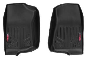 Rough Country - Heavy Duty Floor Mats Front-18-Up Jeep JL Gladiator JT Rough Country - Image 1