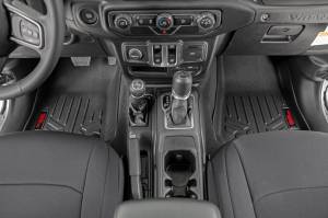 Rough Country - Heavy Duty Floor Mats Front-18-Up Jeep JL Gladiator JT Rough Country - Image 2