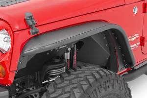 Rough Country - Jeep Tubular Front & Rear Fender Flares Set 07-18 Wrangler JK Rough Country - Image 4