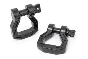 Rough Country - Forged D-Ring Set Black Pair Rough Country - Image 1