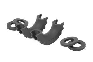 Rough Country - D-Ring Isolators Rough Country Logo Polyurethane Black Pair Rough Country - Image 1