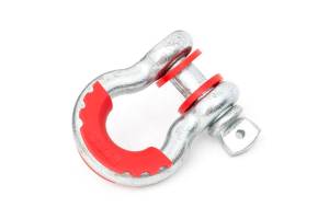 Rough Country - D-Ring Isolators Rough Country Logo Polyurethane Red Pair Rough Country - Image 2