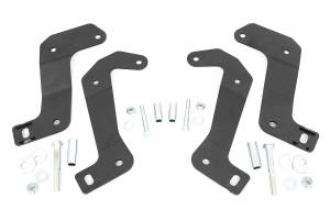 Rough Country - Jeep Front Control Arm Relocation Brackets 18-UP Wrangler JL/JT Gladiator Rough Country - Image 1