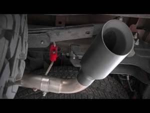 Rough Country - Dual Cat-Back Exhaust System w/Black Tips 14-18 Silverado/Sierra 1500 5.3L Rough Country - Image 2