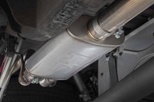 Rough Country - Dual Cat-Back Exhaust System w/Black Tips 14-18 Silverado/Sierra 1500 5.3L Rough Country - Image 4