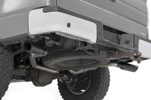 Rough Country - Dual Cat-Back Exhaust System w/Black Tips 09-14 F-150 V8-4.6L, 5.0L, 5.4L Rough Country - Image 4