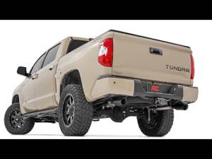 Rough Country - Dual Cat-Back Exhaust System w/Black Tips 09-20 Toyota Tundra V8-4.6L, 5.7L Rough Country - Image 2