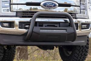 Rough Country - Ford 17-20 F-250 Bull Bar w/LED Light Bar Black Rough Country - Image 1