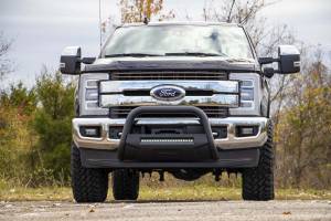 Rough Country - Ford 17-20 F-250 Bull Bar w/LED Light Bar Black Rough Country - Image 4