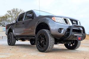 Rough Country - Nissan 05-19 Frontier Bull Bar w/LED Light Bar Black Rough Country - Image 4