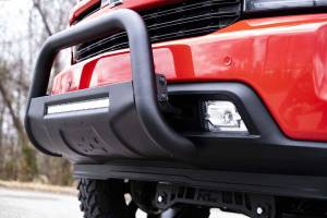 Rough Country - 19-20 Silverado/Sierra 1500 Bull Bar w/LED Light Bar Black Rough Country - Image 3