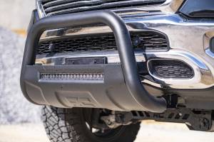 RAM 19-20 1500 Bull Bar w/LED Light Bar Black Rough Country