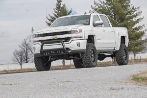 Rough Country - 07-18 Silverado/Sierra 1500/SUV Bull Bar Black Rough Country - Image 4