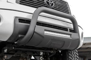 Rough Country - Toyota 07-20 Tundra Bull Bar w/LED Light Bar Black Rough Country - Image 3