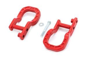 Rough Country - Forged Tow Hooks 14-18 Chevy 1500 Red Rough Country - Image 2