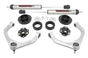 Rough Country - 3.5 Inch Ram Bolt-On Lift Kit w/ Rear V2 Shocks 19-23 Ram 1500 4WD Rough Country - Image 1