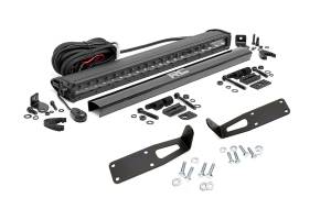 Rough Country - Dodge Hidden Bumper Kit w/ 20-Inch LED Light Bar Black Series 03-18 Ram 2500/3500 Rough Country - Image 1