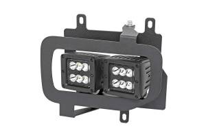 Rough Country - Ford LED Fog Light Kit Black Series w/ Flood Beam 15-19 F-150 Rough Country - Image 2