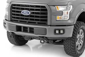 Rough Country - Ford LED Fog Light Kit Black Series w/ Flood Beam 15-19 F-150 Rough Country - Image 3