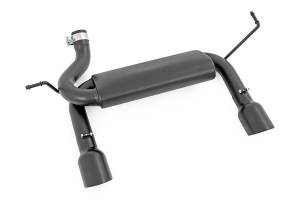 Rough Country - Jeep Dual Outlet Performance Exhaust - Black 07-18 Wrangler JK Rough Country - Image 1