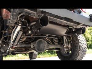 Rough Country - Jeep Dual Outlet Performance Exhaust - Black 07-18 Wrangler JK Rough Country - Image 4