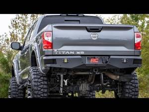 Rough Country - Nissan Heavy-Duty Rear LED Bumper 16-20 Titan XD Rough Country - Image 2