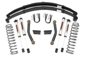 Rough Country - Jeep Cherokee XJ 3 Inch Series II Suspension Lift Kit w/V2 Shocks Leaf Springs For 84-01 Jeep Cherokee XJ Rough Country - Image 1