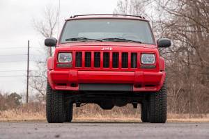 Rough Country - Jeep Cherokee XJ 3 Inch Series II Suspension Lift Kit w/V2 Shocks Leaf Springs For 84-01 Jeep Cherokee XJ Rough Country - Image 3