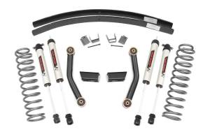 Rough Country - Jeep Cherokee XJ 3 Inch Series II Suspension Lift Kit W/V2 Shocks Add-A-Leaf For 84-01 Jeep Cherokee XJ Rough Country - Image 1