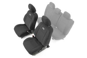 Tacoma Neoprene Front Seat Covers For 16-Pres Toyota Tacoma Crew Cab Rough Country