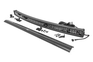 Rough Country - Curved Cree LED Light Bar 50 Inch Dual Row Black Series w/Cool White DRL Rough Country - Image 1