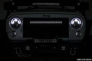 Rough Country - Curved Cree LED Light Bar 50 Inch Dual Row Black Series w/Cool White DRL Rough Country - Image 3