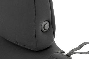 Rough Country - Jeep Neoprene Seat Cover Set Black 20-Up Gladiator JT Rough Country - Image 5