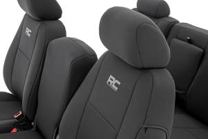 Rough Country - GM Neoprene Front and Rear Seat Covers Black (07-13 1500/11-13 2500) Rough Country - Image 2