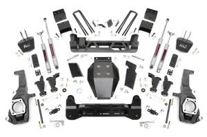 Rough Country - 7.5 Inch GM Torsion Bar Drop Suspension Lift Kit (11-19 2500HD/3500HD) Rough Country - Image 1