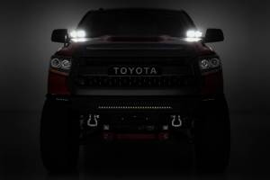 Rough Country - Toyota 2-inch LED Lower Windshield Ditch Kit (14-20 Tundra Black Series Spot Pattern) Rough Country - Image 5