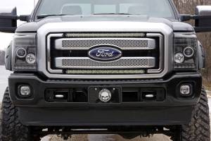 Rough Country - Ford Super Duty 30-inch Black Series Cree LED Grille Kit w/Cool White DRL (Single) Rough Country - Image 2